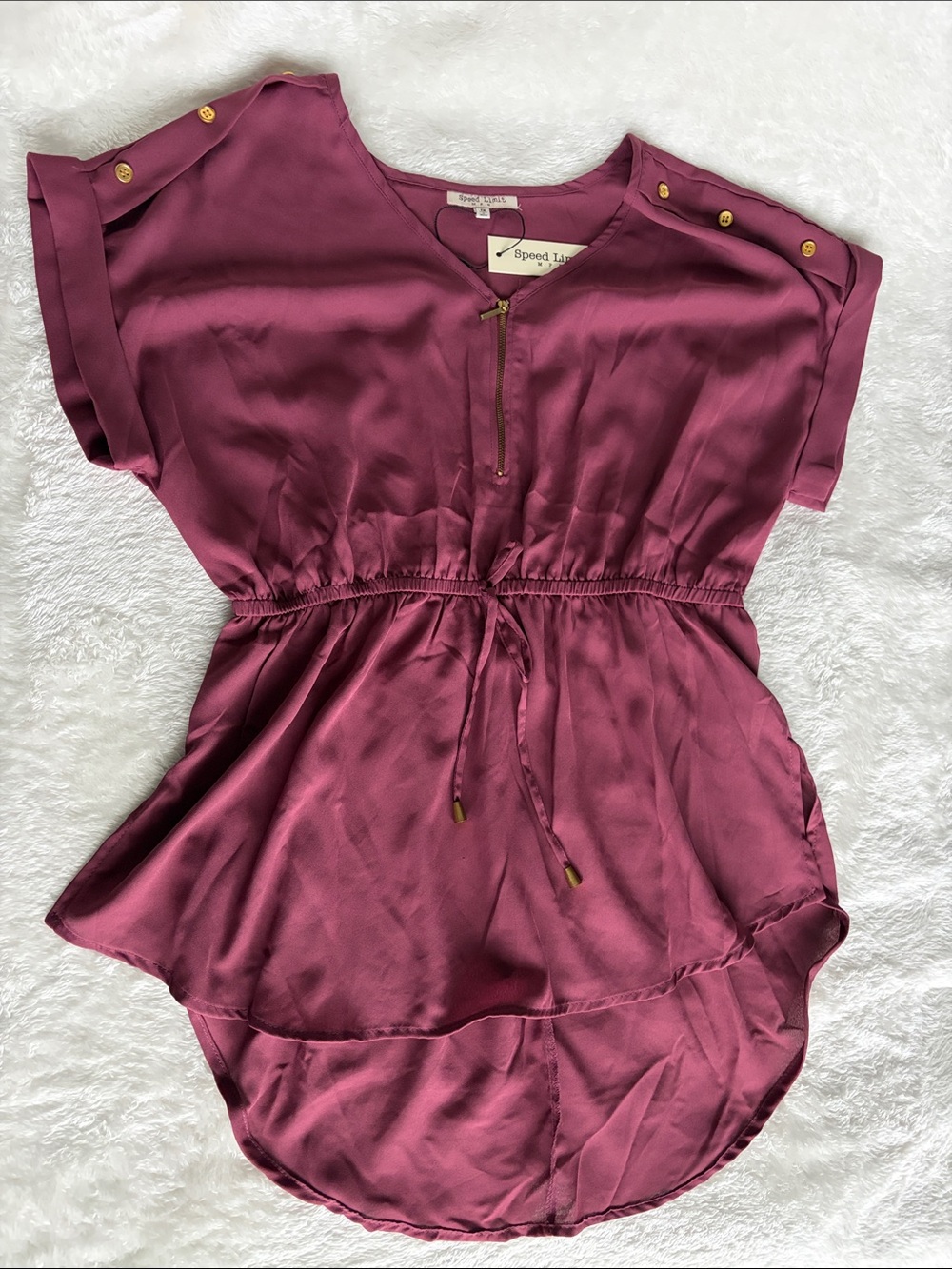 NWT Speed Limit MPH Blouse | Wild Ginger | Size 1x